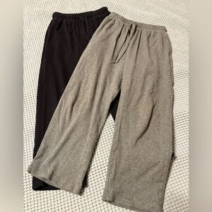 Kids Casual Bottoms in Black and Gray